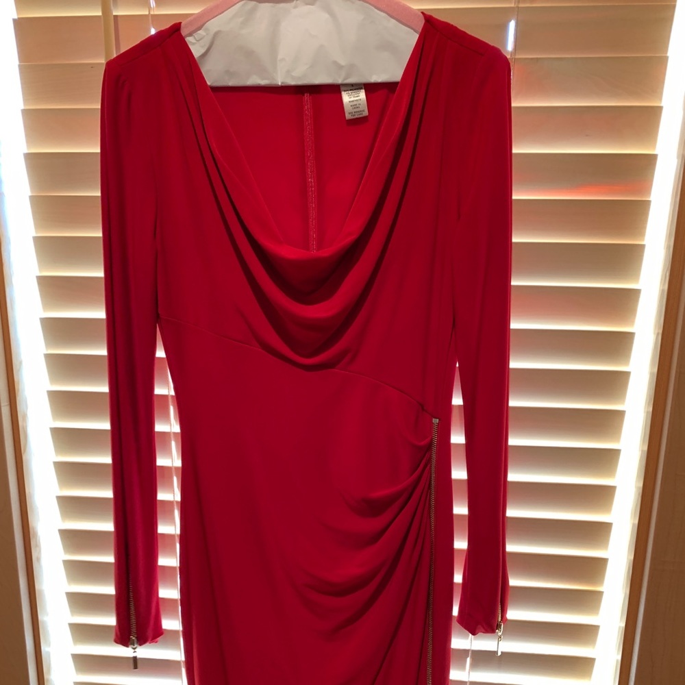 Red sexy Cache dress size small